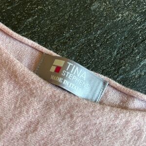 Tina Stephens Dusty Rose lightweight Super Soft Sweater